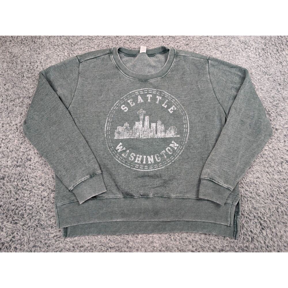 Seattle Graphic Sweatshirt - Green